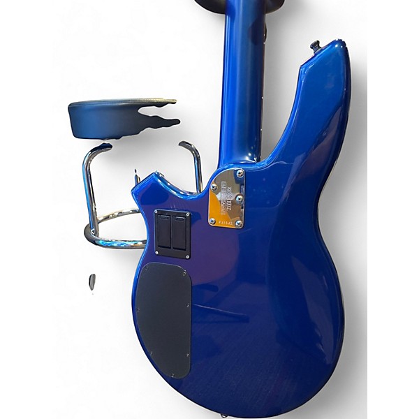 Used Ernie Ball Music Man Bongo 4 String Electric Blue Electric Bass Guitar
