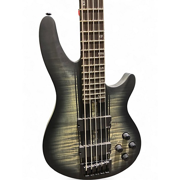 Used Schecter C-5 GT 5 STRING BASS SATIN CHARCOAL BURST Electric Bass Guitar