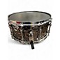 Used Mapex 14X6.5 Armory Snare Hammered Black Steel Drum