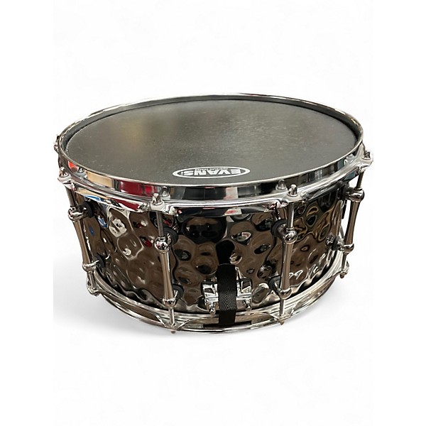 Used Mapex 14X6.5 Armory Snare Hammered Black Steel Drum