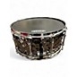 Used Mapex 14X6.5 Armory Snare Hammered Black Steel Drum