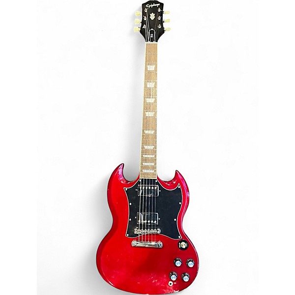 Used Epiphone SG Standard Dakota Red Solid Body Electric Guitar