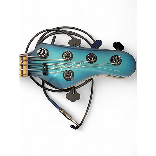 Used Brubaker Brubaker JXB-USA-5 Turquoise Electric Bass Guitar