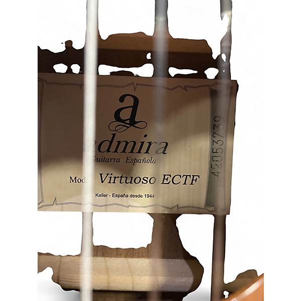 Used Admira Admira Virtuoso ECTF Cutaway Natural Classical Acoustic Electric Guitar