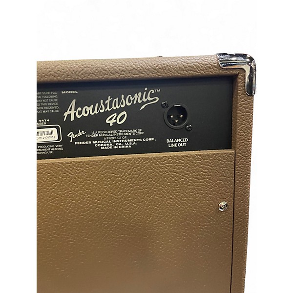 Used Fender Acoustasonic 40W Acoustic Guitar Combo Amp
