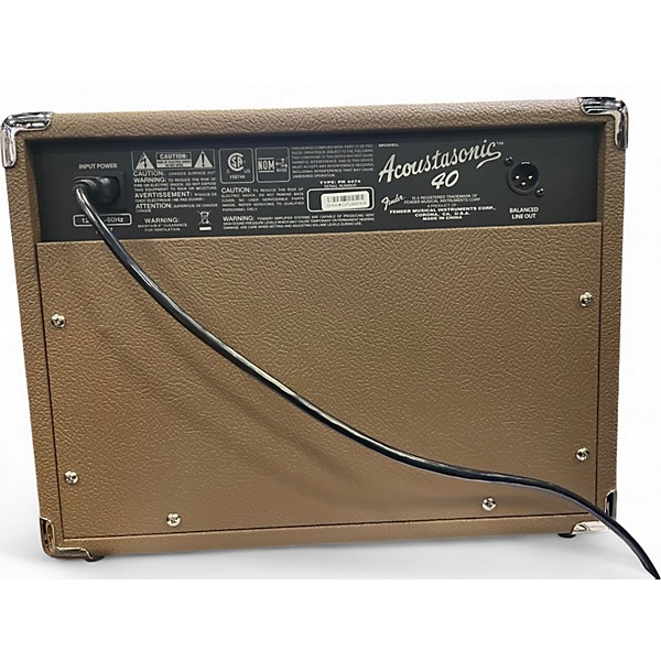 Used Fender Acoustasonic 40W Acoustic Guitar Combo Amp