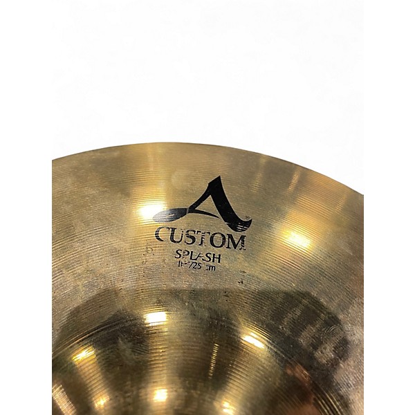 Used Zildjian 10in A Custom Splash Cymbal