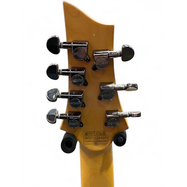 Used Schecter Guitar Research Omen Extreme 7 Trans Black Solid Body Electric Guitar