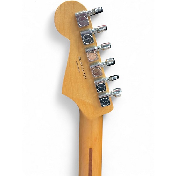 Used 2012 Fender Blacktop Stratocaster HH Black Solid Body Electric Guitar