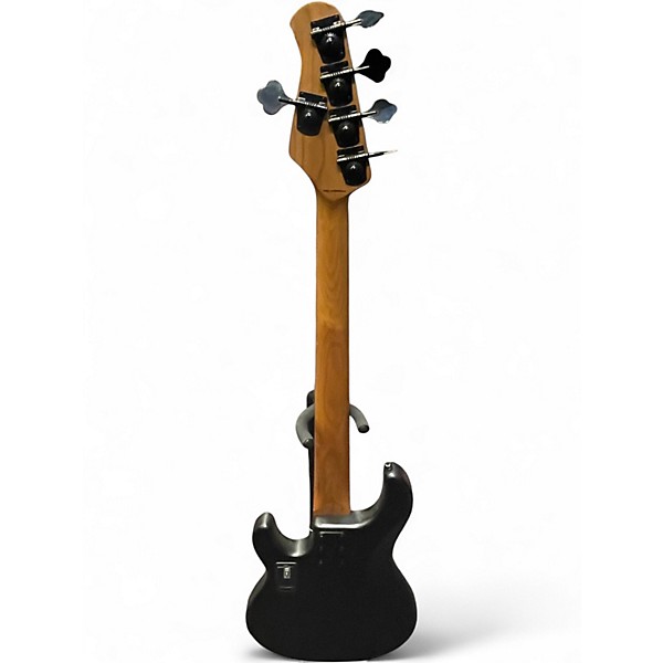 Used Sterling by Music Man Ray35 5 String Trans Black Electric Bass Guitar