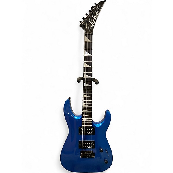 Used Jackson js22 DKA Arch Top Metallic Blue Solid Body Electric Guitar