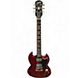 Used Epiphone G-400 Dark Red Solid Body Electric Guitar thumbnail