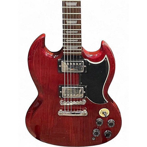 Used Epiphone G-400 Dark Red Solid Body Electric Guitar