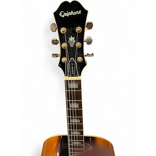 Used 2000s Epiphone EJ200 2 Tone Sunburst Acoustic Guitar