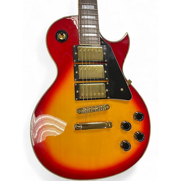 Used 2000s Davison Les Paul Copy  3 Color Sunburst Solid Body Electric Guitar