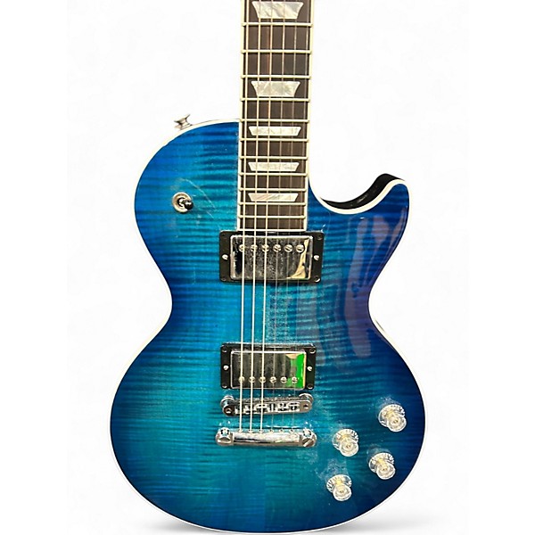 Used Gibson Les Paul Modern figured Cobalt Burst Solid Body Electric Guitar