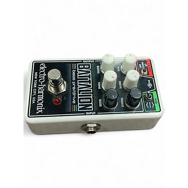 Used Electro-Harmonix BATTALION BASS PREDRIVE Bass Effect Pedal