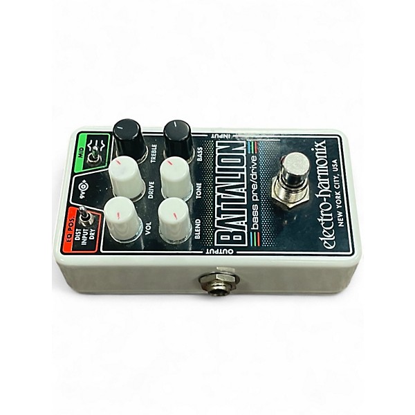 Used Electro-Harmonix BATTALION BASS PREDRIVE Bass Effect Pedal