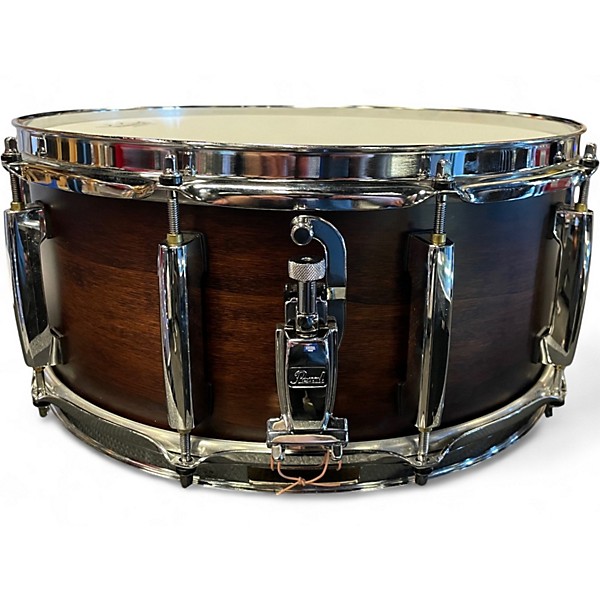 Used Pearl 14X6.5 Masterworks Birch/Carbon Fiber Barnwood Brown Drum
