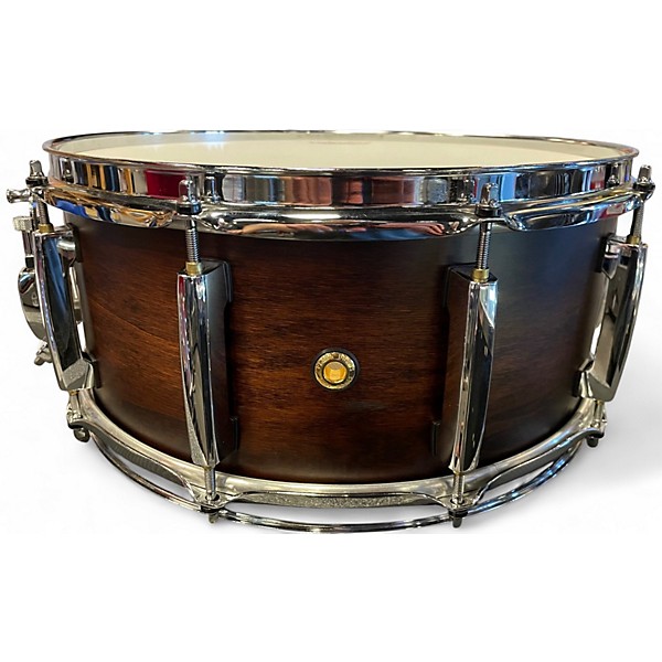 Used Pearl 14X6.5 Masterworks Birch/Carbon Fiber Barnwood Brown Drum