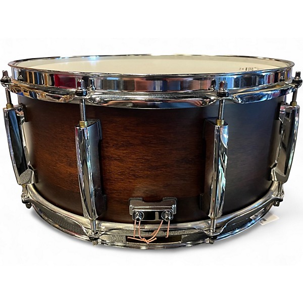 Used Pearl 14X6.5 Masterworks Birch/Carbon Fiber Barnwood Brown Drum