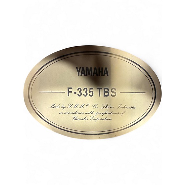 Used Yamaha F335 Tobacco Sunburst Acoustic Guitar