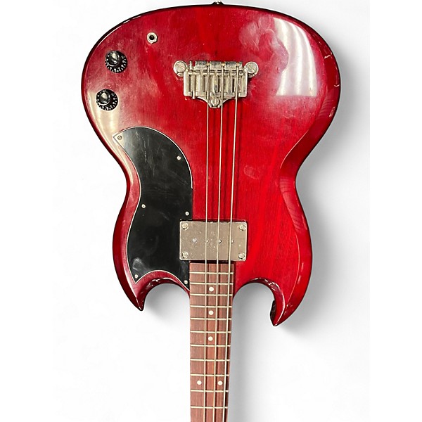 Used Epiphone E1 Cherry Electric Bass Guitar