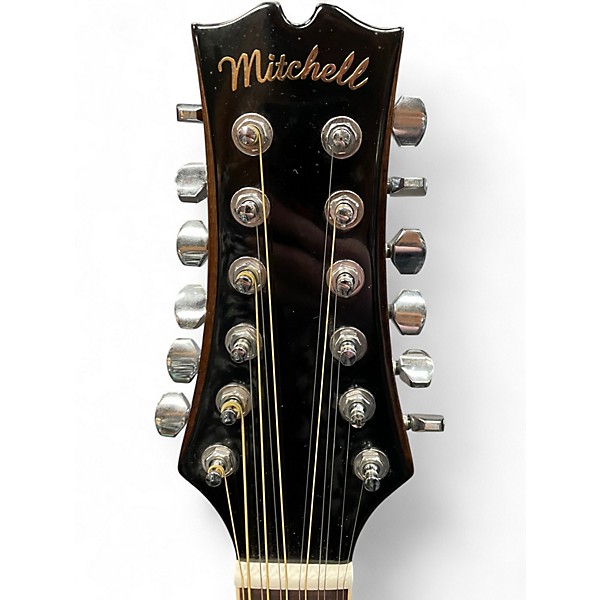 Used Mitchell D120S-12E/N Natural 12 String Acoustic Electric Guitar