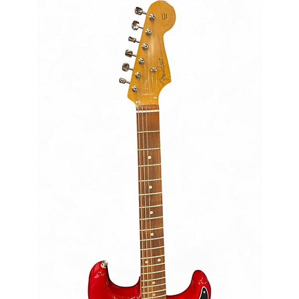 Used Fender NOVENTA STRATOCASTER Crimson Red Trans Solid Body Electric Guitar