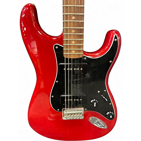Used Fender NOVENTA STRATOCASTER Crimson Red Trans Solid Body Electric Guitar