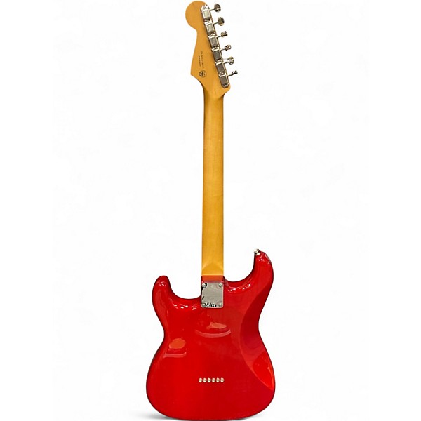 Used Fender NOVENTA STRATOCASTER Crimson Red Trans Solid Body Electric Guitar