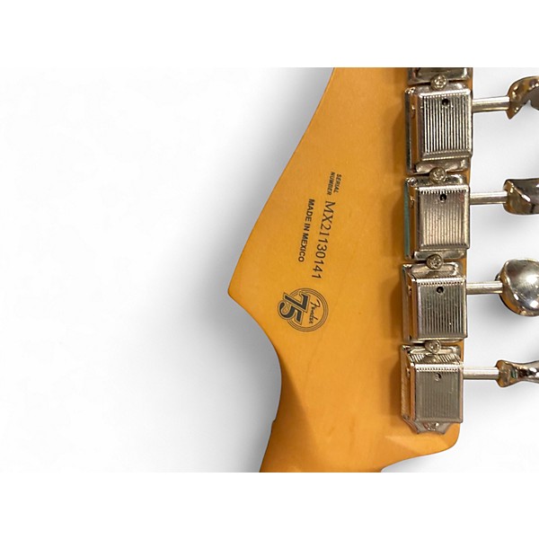 Used Fender NOVENTA STRATOCASTER Crimson Red Trans Solid Body Electric Guitar