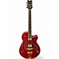 Used Dean Stylist Trans Red Hollow Body Electric Guitar thumbnail