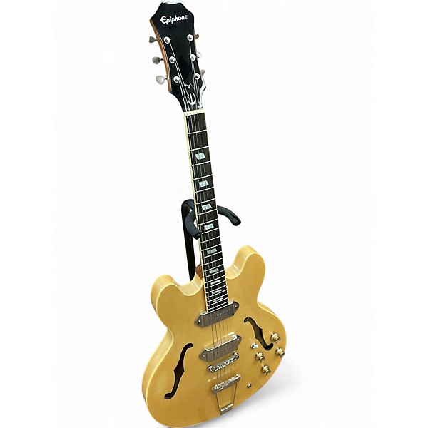 Used Epiphone Casino Natural Hollow Body Electric Guitar