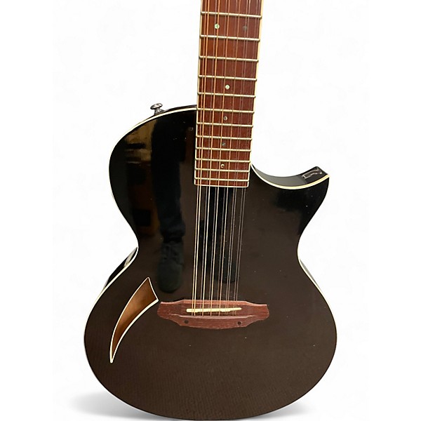 Used ESP LTD TL12 BLACK 12 String Acoustic Electric Guitar