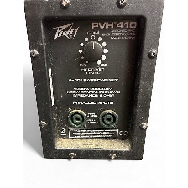 Used Peavey PVH410 Bass Cabinet