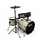 Used SPL 5 Piece Junior Kicker Metallic Silver Drum Kit