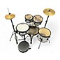 Used SPL 5 Piece Junior Kicker Metallic Silver Drum Kit