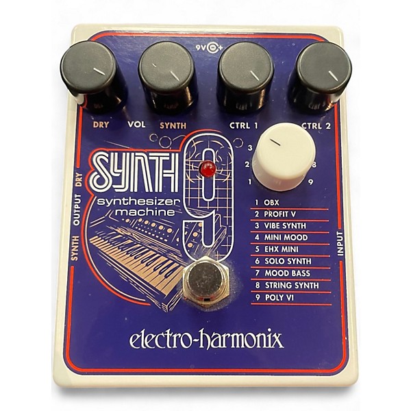 Used Electro-Harmonix SYNTH9 Synthesizer Effect Pedal