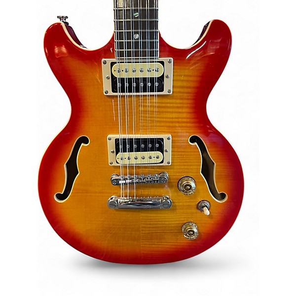 Used Dean Boca 12 2 Tone Sunburst Solid Body Electric Guitar