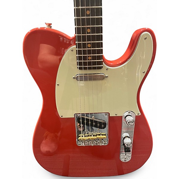 Used 2025 Fender American Professional II Telecaster GT11 Fiesta Red Solid Body Electric Guitar