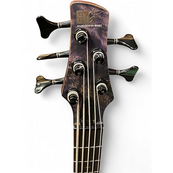 Used Ibanez SR805 5 String DEEP TWILIGHT BLACK Electric Bass Guitar