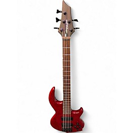Used Conklin Guitars GT5 GROOVE TOOLS Trans Red Electric Bass Guitar