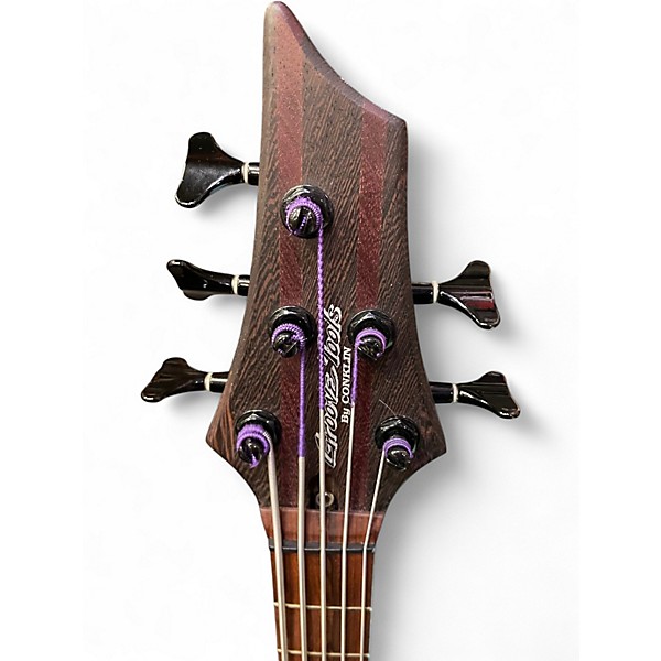 Used Conklin Guitars GT5 GROOVE TOOLS Trans Red Electric Bass Guitar