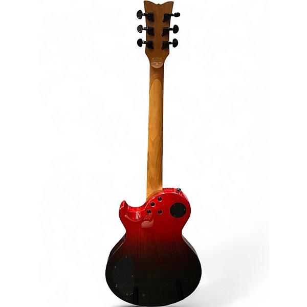 Used Schecter Guitar Research Solo II Standard Crimson Red Trans Solid Body Electric Guitar