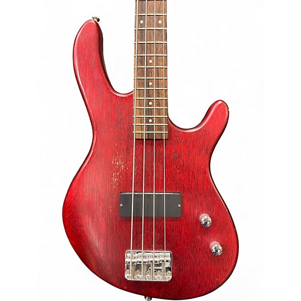 Used Cort ACTION JR Satin Red Electric Bass Guitar