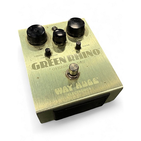 Used Way Huge Electronics WHE202 Green Rhino Overdrive Effect Pedal
