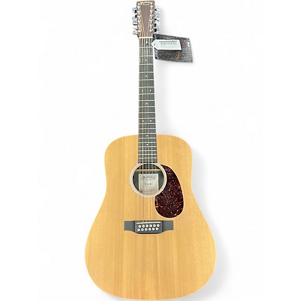Used Martin D12X1AE Natural 12 String Acoustic Electric Guitar