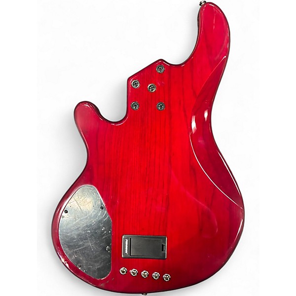 Used Lakland 55-02 Deluxe Skyline Series 5 String Honey Sunburst Electric Bass Guitar