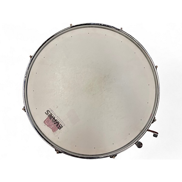Used Ludwig 14X5.5 Acrolite Snare Silver Drum